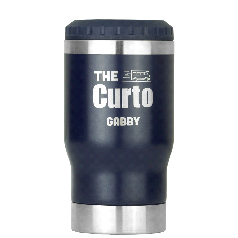 Trekk 350ml 2-In-1 Tumbler Cooler with one colour print