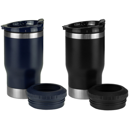 Trekk 350ml 2-In-1 Tumbler Cooler with one colour print