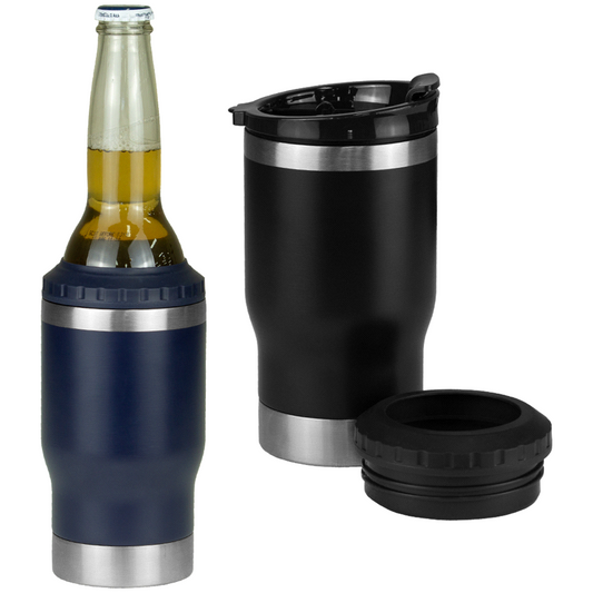 Trekk 350ml 2-In-1 Tumbler Cooler with Laser print
